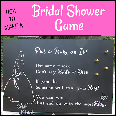 Learn how to make a Bridal Shower Game DIY! It's a great Cricut project for crafters! Cricut tutorial Craft Klatch #craftklatch #cricut #cricutcraft #cricutcrafts #cricutproject #wedding #bridalshower #bridalshowergame #bridalshowergames #bridalshowerdecorations #bridalshowercrafts #wedding #weddingcrafts #weddingdiy #bride
