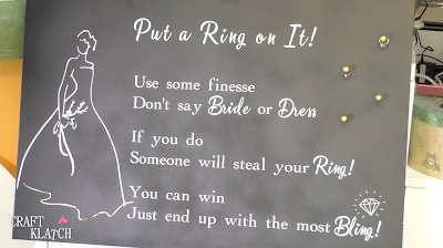 Learn how to make a Bridal Shower Game DIY! It's a great Cricut project for crafters! Cricut tutorial #cricut #cricutcraft #cricutcrafts #cricutproject #wedding #bridalshower #bridalshowergame #bridalshowergames #bridalshowerdecorations #bridalshowercrafts #wedding #weddingcrafts #weddingdiy #bride