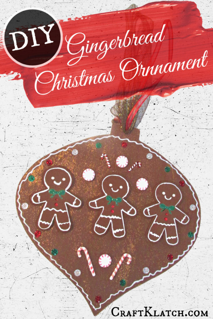 Gingerbread Christmas Ornament DIY