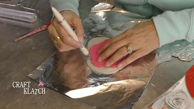 BIG #3! Today I am doing the third coaster using a silicone doily mold and I'm using clay! It's a great craft idea for you home decor! #craftklatch #diy #craftideas #clay #claycrafts #crafts #crafting #coaster #homedecor