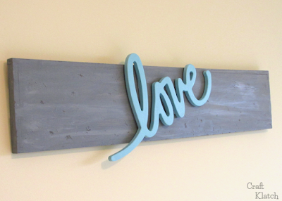 Today we are making a love sign. I wanted to make bedroom decor and this is perfect for the master bedroom. I love home decor ideas. Room decor #craftklatch #roomdecor #bedroom #bedroomdecor #decor #decorideas #love #lovesign #diy #howto