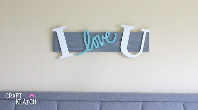 Today we are making a love sign. I wanted to make bedroom decor and this is perfect for the master bedroom. I love home decor ideas. Room decor #craftklatch #roomdecor #bedroom #bedroomdecor #decor #decorideas #love #lovesign #diy #howto