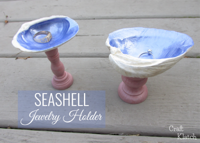 Seashell craft ideas! Create home decor using seashells. #craftklatch #homedecor #storage #organization #organize #diy #seashells #beach #beachcrafts #howto #crafts #crafting