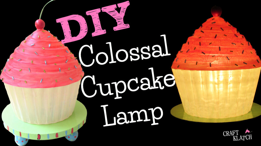Epoxy Resin Cupcake Lamp