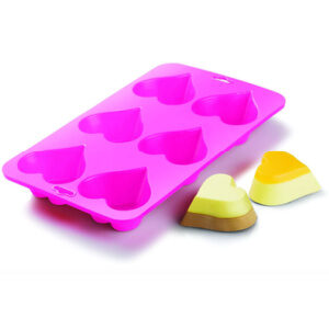 Heart silicone resin mold