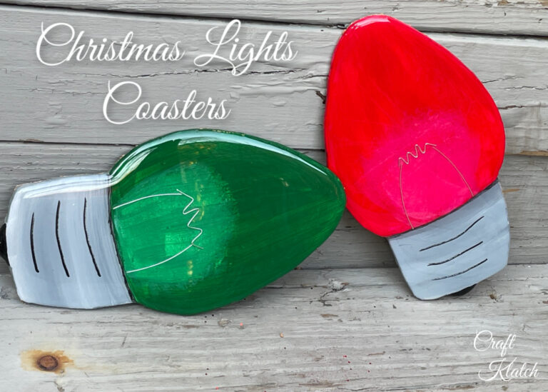 Christmas Lights Coasters
