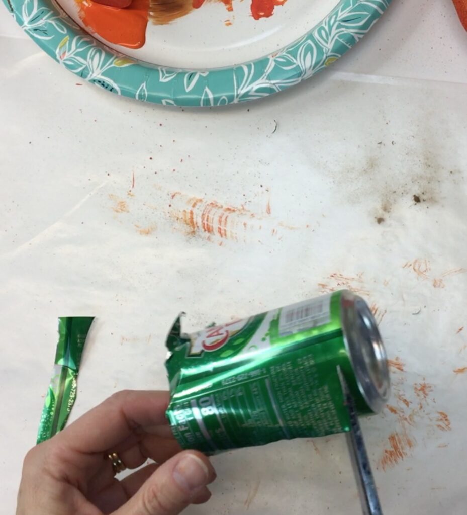 Cutting aluminum can