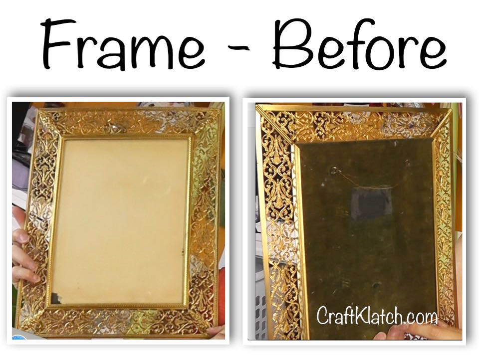 Gold old fashioned frame