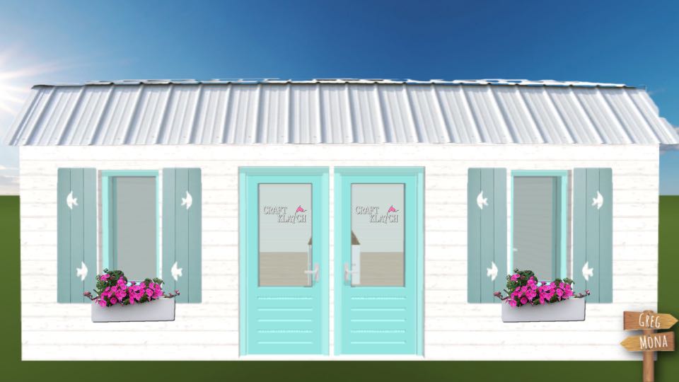 Mona's she shed | craft shed