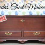 Victorian cedar chest makeover before picture