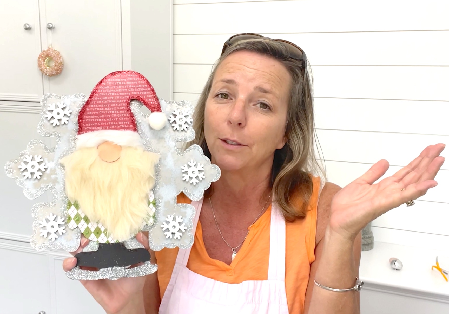 Christmas Gnome Ornament Dollar Tree Craft Craft Klatch