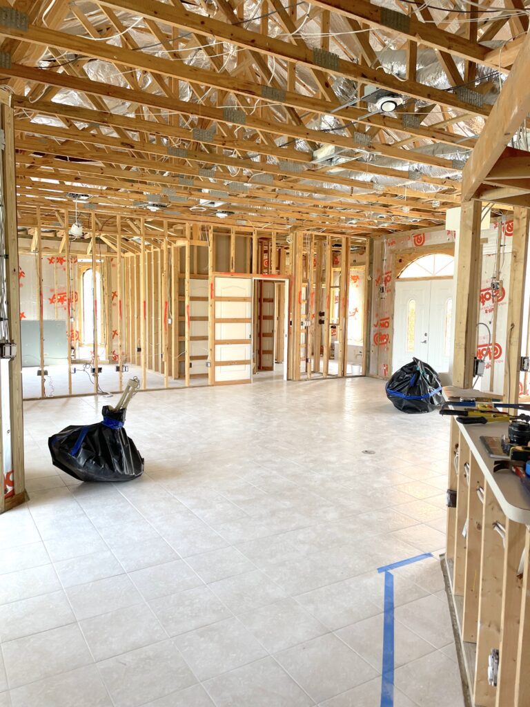 Interior of Mom and Dad's post hurrican ian