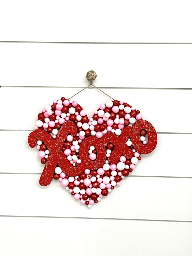 Valentine's Day Decor Dollar Tree Craft heart