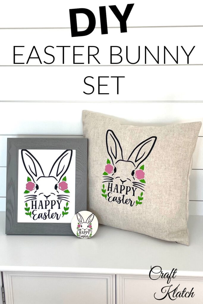 DIY Easter Bunny Set Pinterest Pin