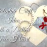 Valentine craft idea with dollar tree wood heart and supplies
