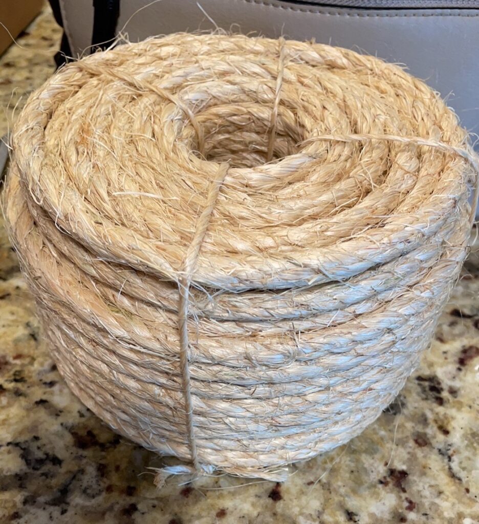 Sisal rope for cat tree diy