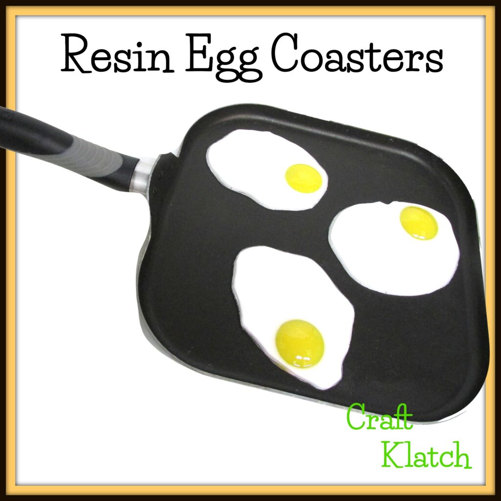 freeform resin egg coasters