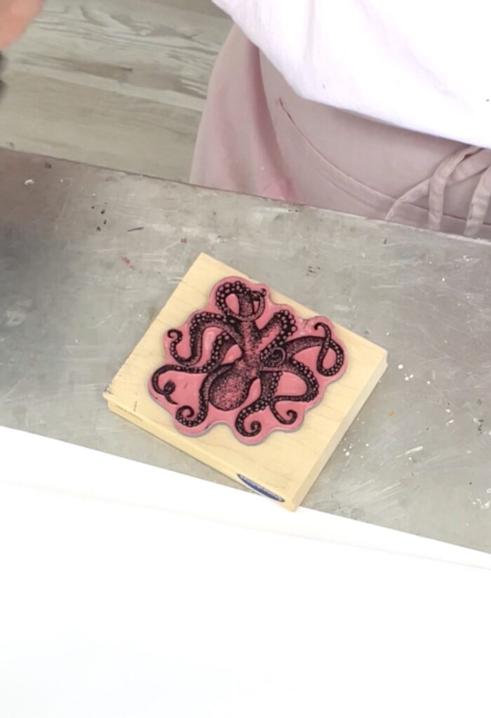 Octopus stamp pad