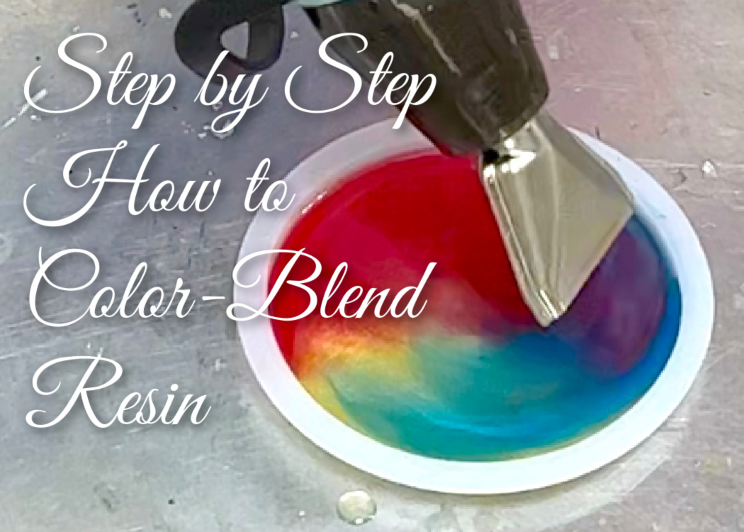 Step by Step how to color-blend resin