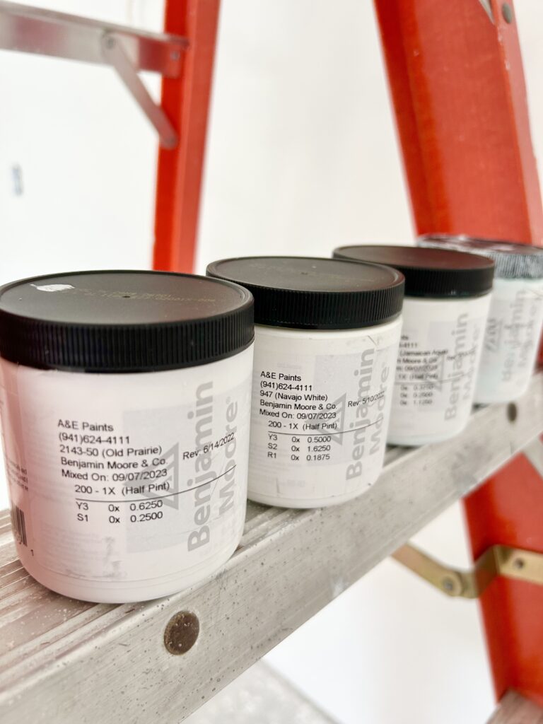 Benjamin Moore Sample Paints are very useful when selecting colors