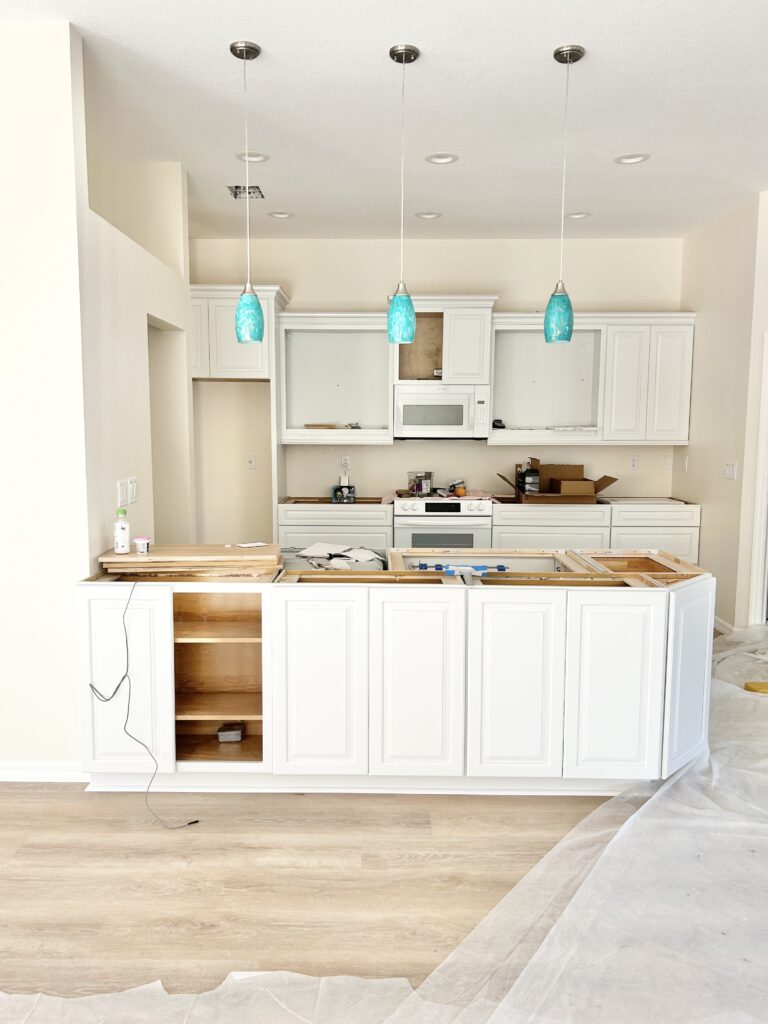 Kitchen painted with Benjamin Moore color Collectors Item