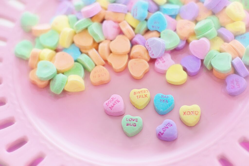 Clip art candy | Valentines Day candy clipart | candy hearts