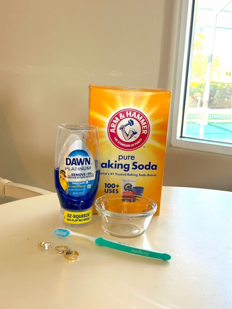 supplies for how to clean jewelry