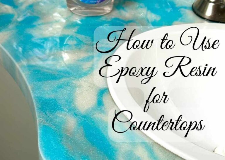 How to use epoxy resin for countertops