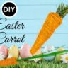 DIY Easter carrot