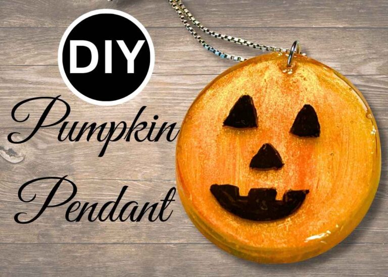 Resin pumpkin charm UV resin jewelry thumbnail