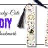 Spooky-Cute DIY Bookmark with tassel and ghosts