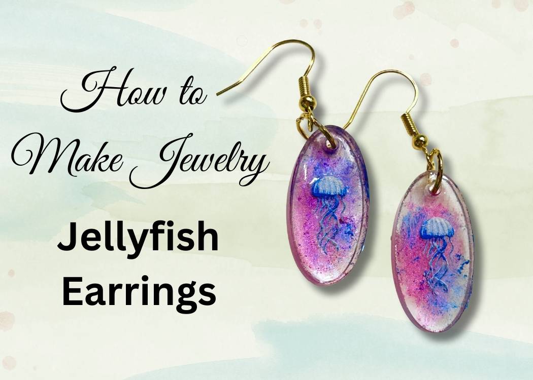 How to make jewelry jelly fish earrings