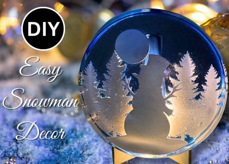 Easy Snowman Decor DIY