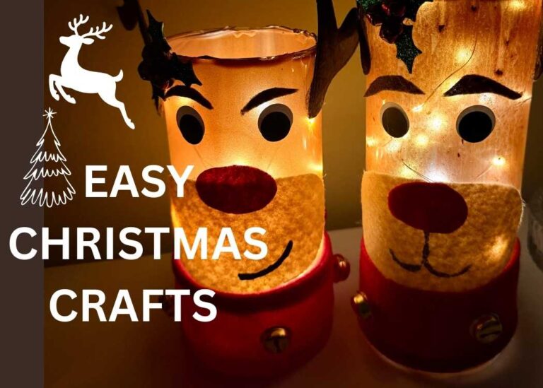 Easy reindeer Christmas crafts