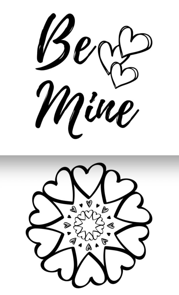 The images I am going to engrave on glass Valentine's Day craft