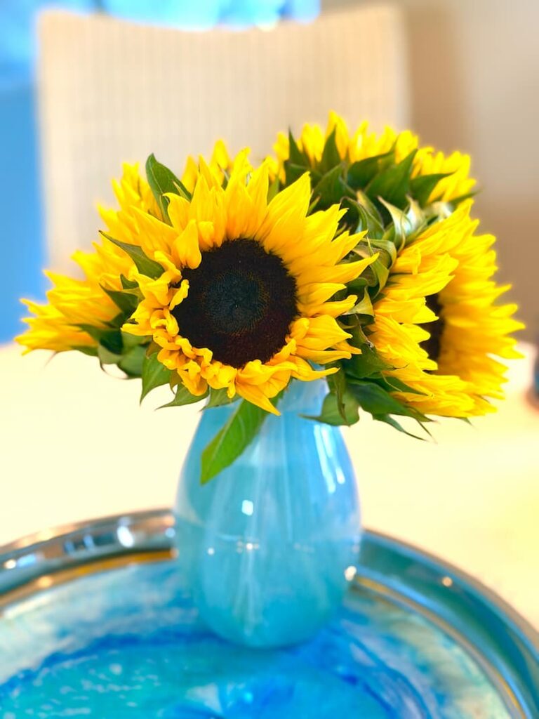 Finished easy resin ocean art vase