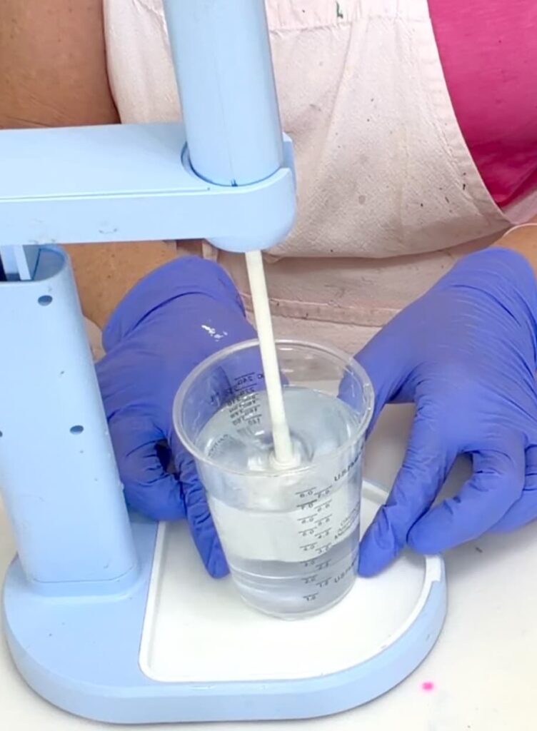 Using my Let's Resin mixer to mix resin