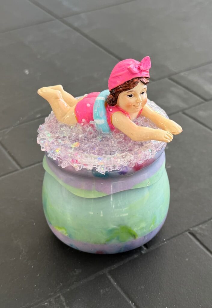 bathing beauty resin jar craft