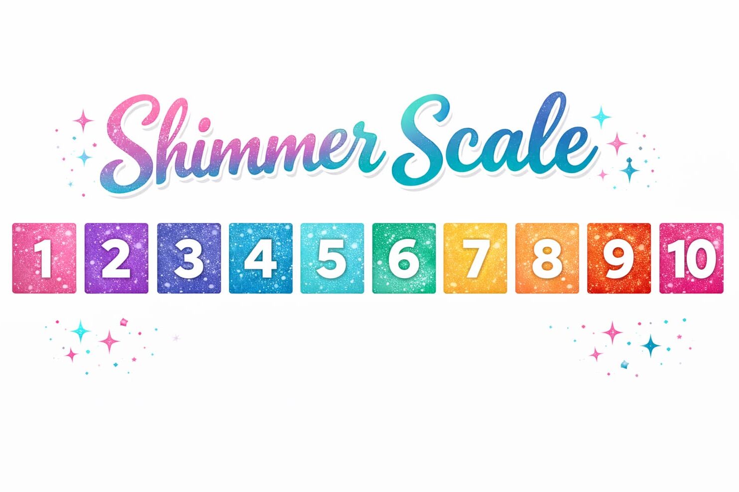 shimmer scale colorful rating system