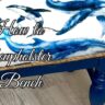 How to reupholster a bench with whales and rope